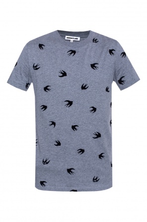 T-shirt z motywem jaskółki, zdjęcie 1 T-shirt z motywem jaskółki od McQ Alexander McQueen
